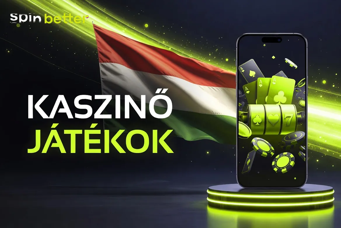 SpinBetter kaszinó nyitóoldala magyar játékosoknak, forintos egyenleggel
